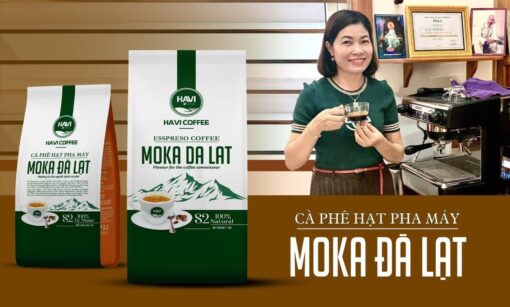 CÀ PHÊ RANG XAY MOKA ĐÀ LẠT TÚI 500G - Hình ảnh 2